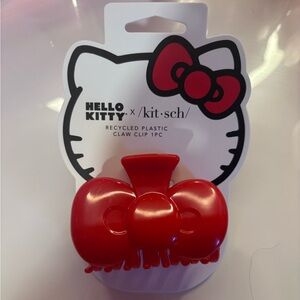 Hello Kitty x Kitsch Recycled Plastic Bow Shape Claw Clip 1pc